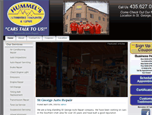 Tablet Screenshot of hummelsautorepair.com